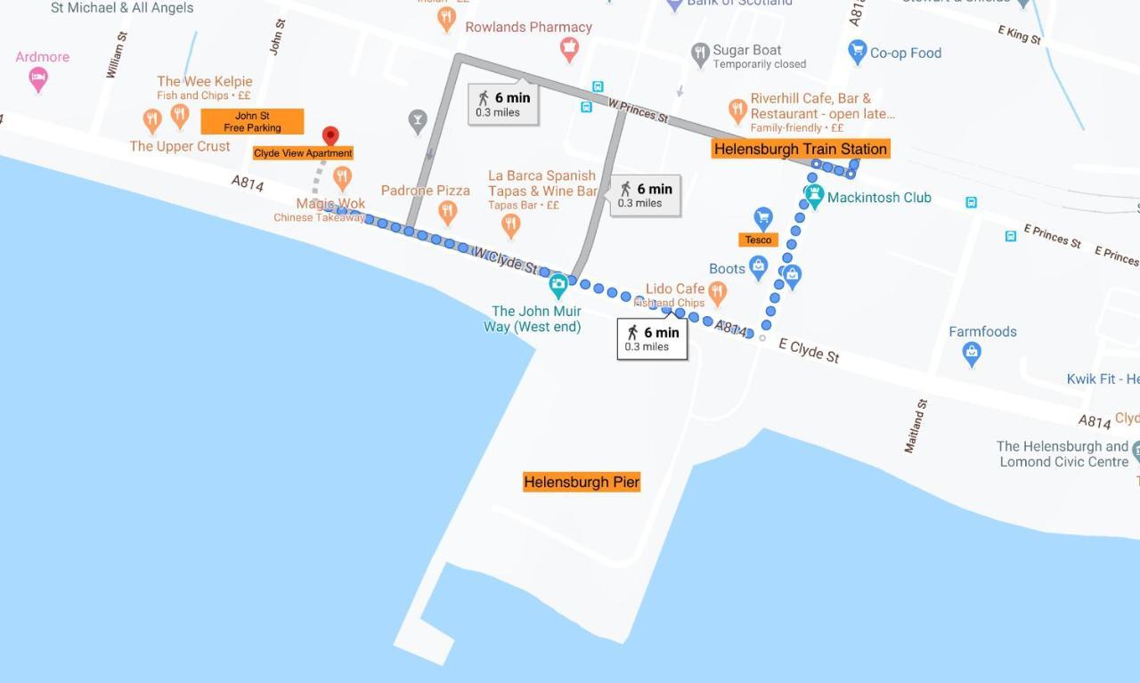 Clyde View Apartment Хелънсбърг Екстериор снимка